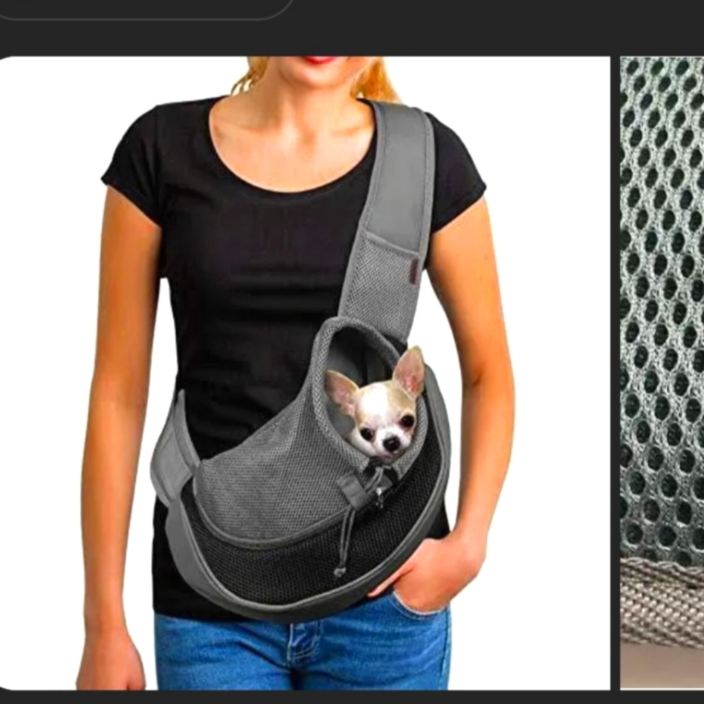 YUDODO Dog Carrying Crossbody Satchel Bag